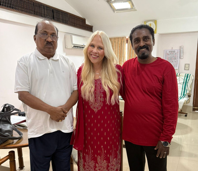 IAM Founder Chairperson Dr Jill Renee Wood met with Kerala State Cabinet Minister Prof K V Thomas
