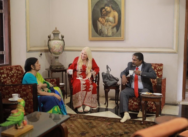 Founder Chairperson met Excellency Gouri Bhai Pooyam Thirunal at Kowdiar Palace, Tvm, India