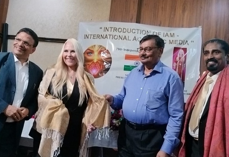 Founder Chairperson Introducing IAM International Academic Media in New Delhi India